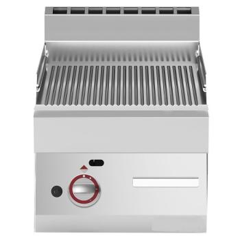 G65/PR4T-N G65/PR4T (23) Gas Grillplatte, gerillt -Top-